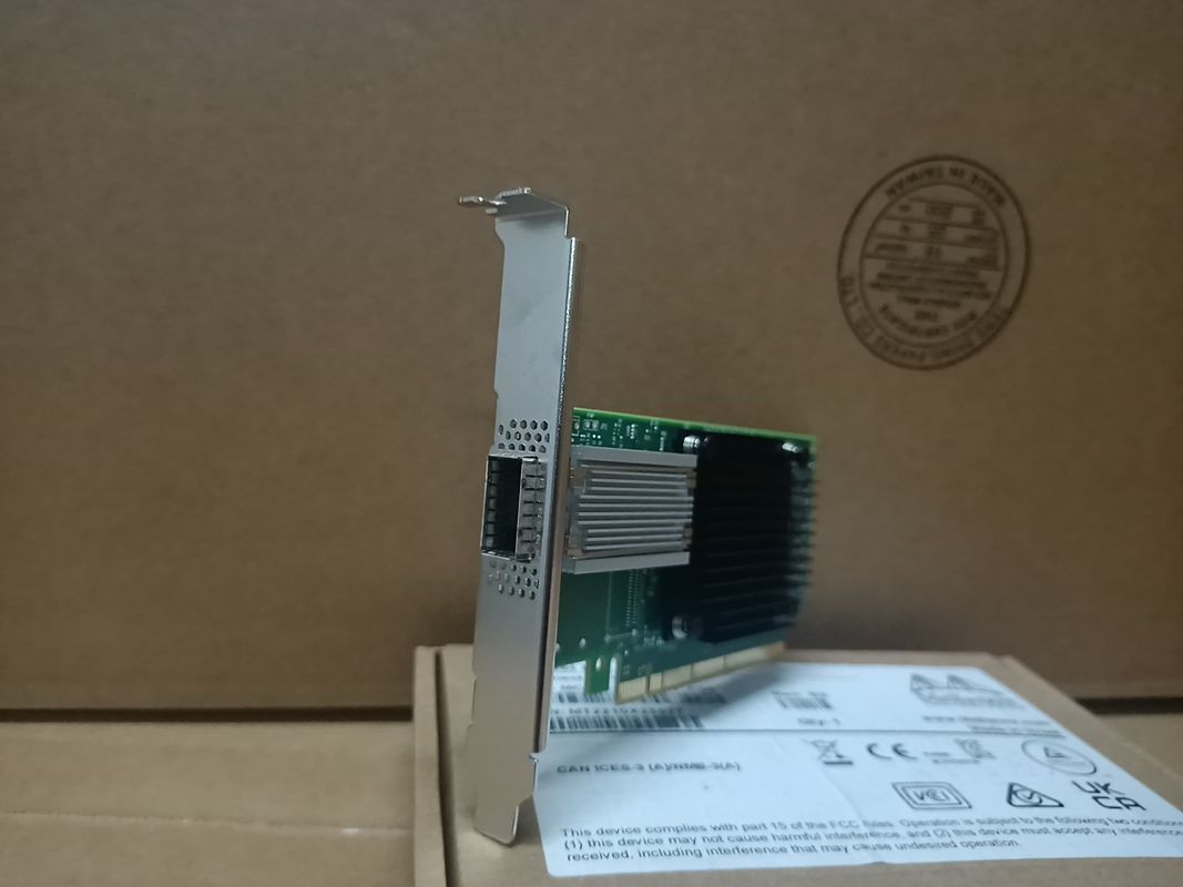 NIC ConnectX- de MCX653106A-ECAT Mellanox 100gb 6 VPI Hdr100 Edr Ib à double accès