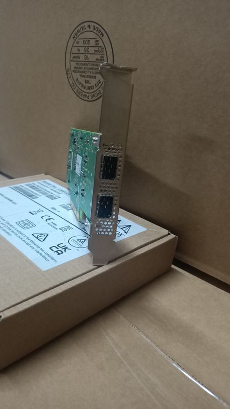Carte à double accès PCIe d'adaptateur d'en de MCX512A-ACAT Mellanox Connectx 5 10 25gbe Sfp28 3,0 X8