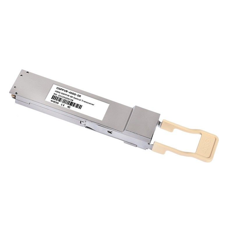 Largeur de bande 400G réseau Ethernet Module émetteur-récepteur à fibres multimode OSFP SR4 avec fonctions de diagnostic numérique à prise à chaud