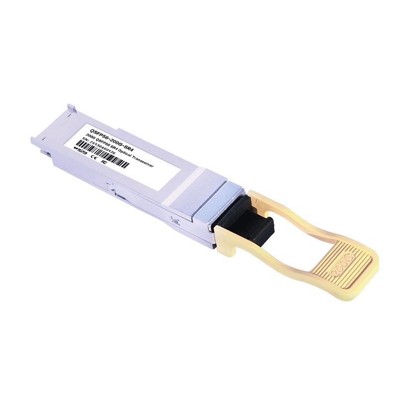 Transcepteur optique multimode 200G-SR4 200G conception branchable à chaud 1 Max 4W Puissance min Recevable Compatible avec OM3/OM4