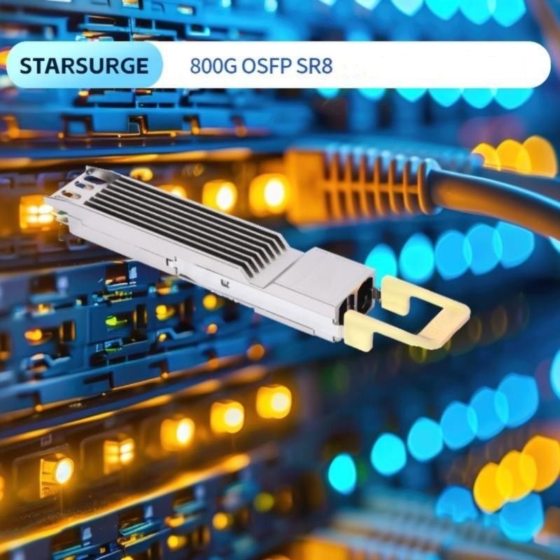 ≤ 17 W de puissance minimale à recevoir Transcepteur 800G OSFP SR8 pour équipement de fibre optique InfiniBand NDR 8x100GbE