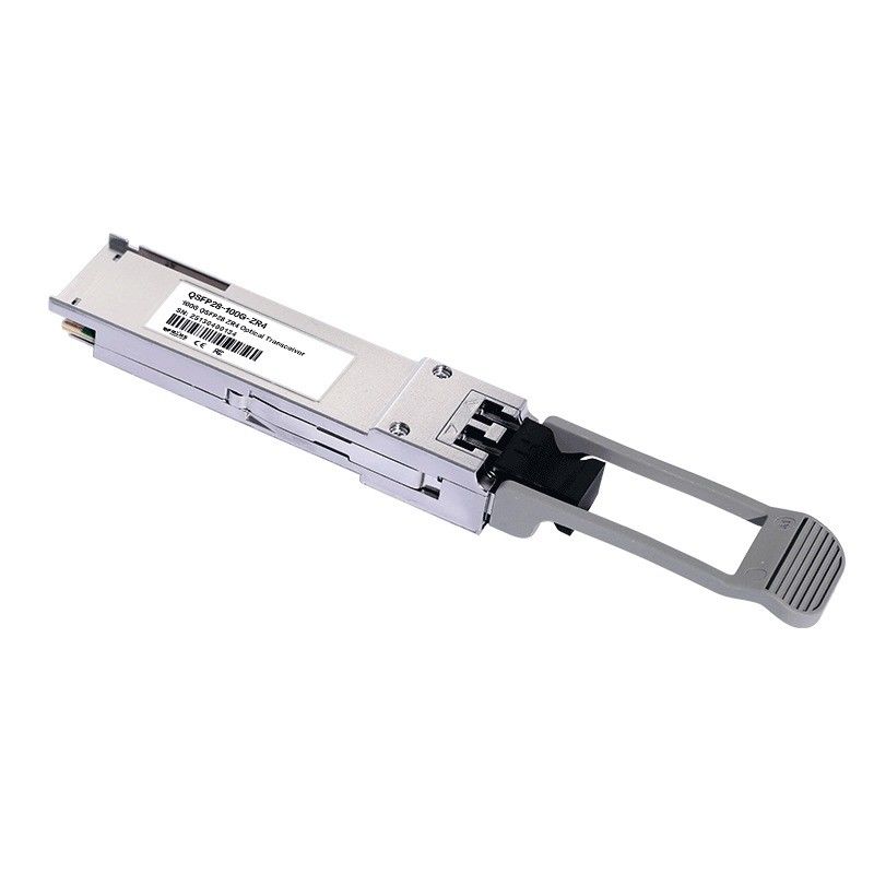 100G QSFP28 ZR4 LC Transcepteur optique duplex 80km SFP28 LR4 103Gbps Transcepteur EML LAN-WDM avec diagnostic numérique