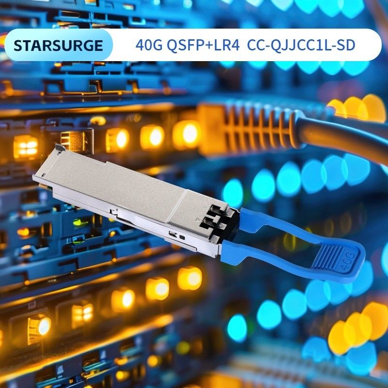 Module optique multimode 40Gb/s QSFP BIDI 850/908nm Transcepteur optique Duplex LC Réseau IP Jusqu'à 70m sur OM3 100m sur OM4