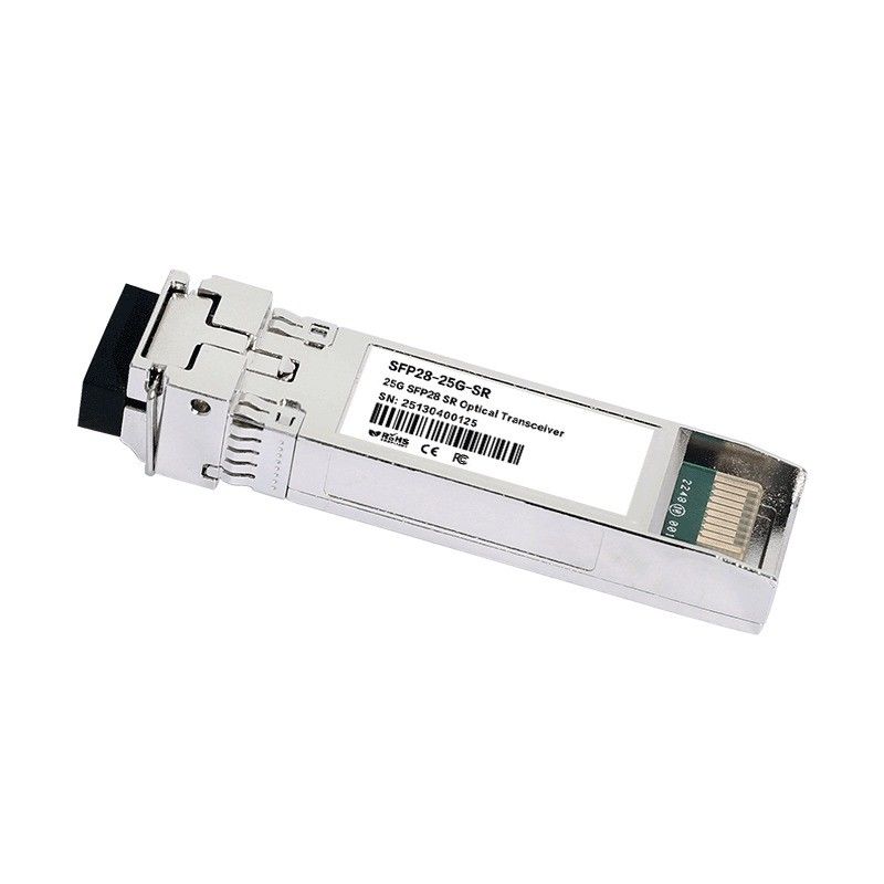 10 km mode unique 25G Transcepteur optique SFP28 Conformité au protocole SFF-8472 Connecteur LC de vitesse CE FCC RoHS certifié