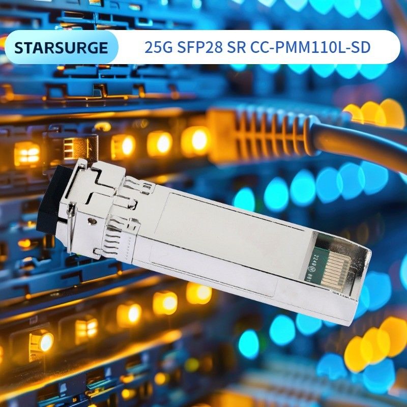 25G SFP28 SR Dual LC Transceivers Module Source d'alimentation DC 3.3V Compatibilité SFP28 MSA pour les équipements en fibre optique