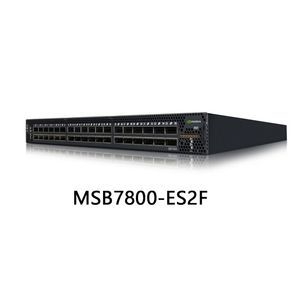 Commutateur à 36 ports noir/gris MSB7800-ES2F 10/100/1000Mbps Taux de transmission géré et 43,6*433.2*590,6 mm par Mellanox