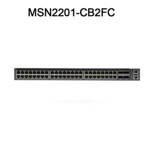 Technologie Infiniband puissante MSN2201-CB2FC Nvidia 920-9n110-00f1-0c0 48 RJ45 et 4 Qsfp28 Ports 2 Commutateur d'alimentation électrique