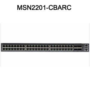 Réseau avec technologie Infiniband Nvidia MSN2201-Cbarc 1gbe/100gbe 1u Commutateur Cumulus RJ45 48 Qsfp28 4 DC PSU 2 C2p