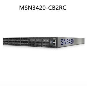 Réseau personnalisable à 64 ports basé sur le spectre Mellanox-2 Sn3420 25gbe/100gbe Switch avec support Vlan