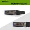 1u Nvidia Spectrum 100gbe Commutateur avec Cumulus Linux 16 Qsfp28 Ports 2 AC Psus X86 2-Core Profondeur courte C2p Flux d'air Vitesse maximale 1g