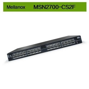 Commutateur Ethernet ouvert 1U avec débit de transmission 100 Gbit/s, avec Nvidia Onyx MLNX-OS Mellanox Switch MSN2700-CS2f basé sur Nvidia Spectrum