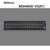 Commutateur Ethernet ouvert 2U avec Cumulus Linux 64 QSFP56 Ports X86 CPU Profondeur standard P2C 5000 Taux de transmission 100 Go de vitesse