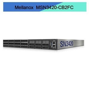 Solution réseau MSN3420-CB2FC Commutateur Ethernet 48 ports SFP28 12 ports QSFP28 pour transfert de données rapide