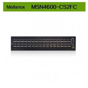 Réseautage rapide avec le commutateur Nvidia Spectrum-3 100Gbe à 64 ports QSFP28 MSN4600-CS2FC Vitesse maximale 100G 5000