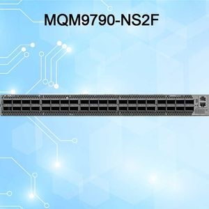Support Vlan de vitesse Mellanox Nvidia Qm9790 1u Ndr 400 Gbps Commutateur Infiniband Mqm9790-Ns2f pour le réseautage sans couture