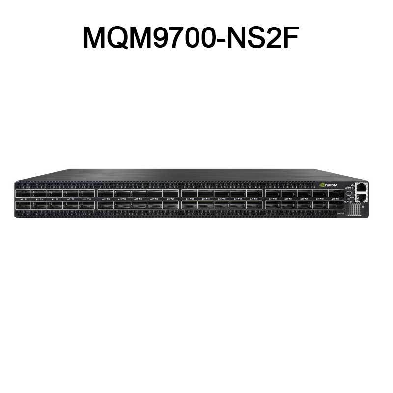 MQM9700-NS2F Mellanox Infiniband Switch Quantum 2 Logiciel NDR 64 Ports NDR 32 Ports Osfp 2 Puissance