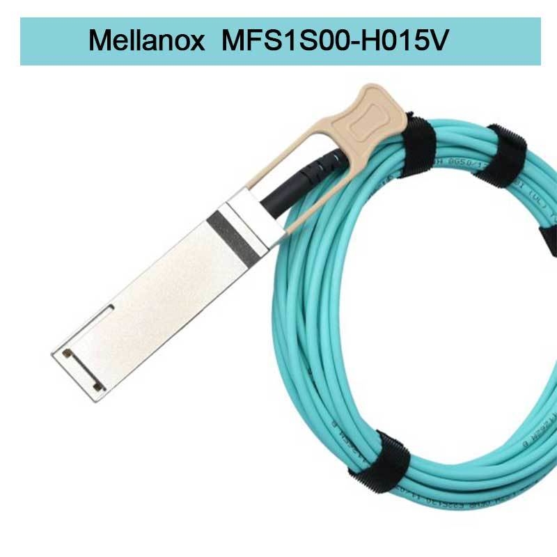 Connexions efficaces rapides 100GbE 25GbE de Data Center de câble de fibre du câble MFS1S00-H015V Aoc de Mellanox AOC DAC