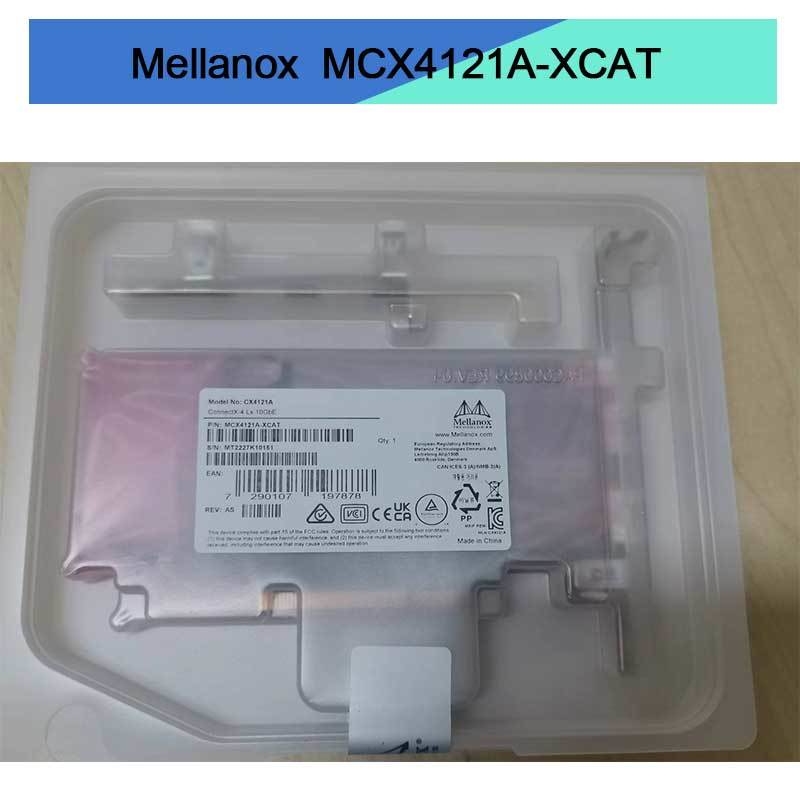 Carte réseau 10GbE SFP28 à double accès PCIe3.0 X8 d'en Mellanox de MCX4121A-XCAT ConnectX-4 Lx