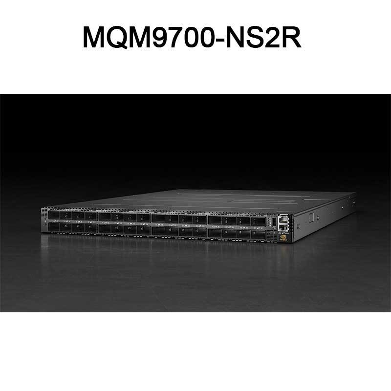 Commutateur Infiniband Ndr Max Speed 400 Gbit/s Mqm9700-Ns2r 920-9B210-00RN-0M2, idéal pour les exigences client par Nvidia Qm9700 1U