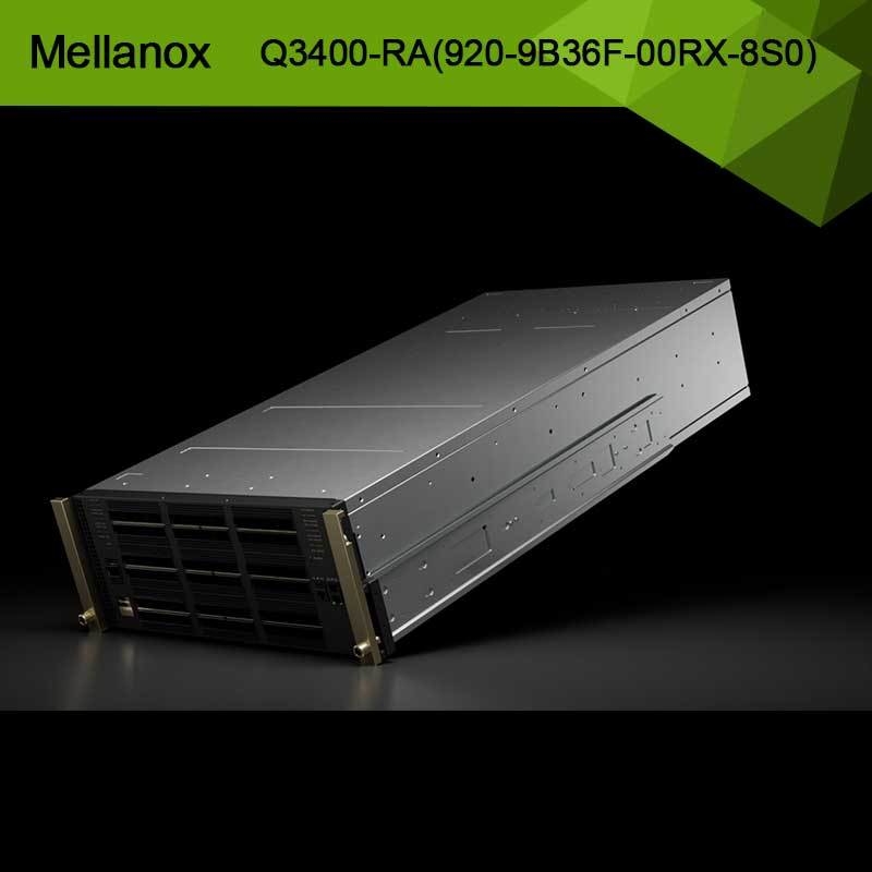 Commutateur Infiniband XDR basé sur Quantum-3 Q3400-RA 920-9B36F-00RX-8S0 4U 144 ports XDR sur 72 cages OSFP 8 alimentations