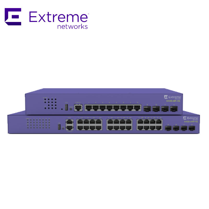 Commutateur AVB Extreme Networks X435 24P X435 4S 68 Gbit/s 50,6 Mpps neuf et original