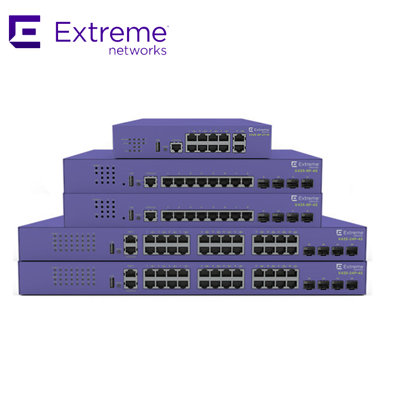 Commutateur AVB Extreme Networks X435 24P X435 4S 68 Gbit/s 50,6 Mpps neuf et original