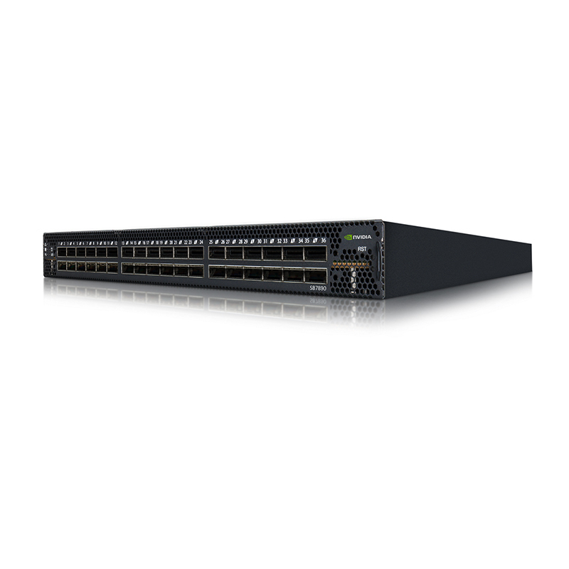 SB7890 36 Port Mellanox Infiniband Switch non bloquant EDR géré par l'extérieur 100 Gb/s