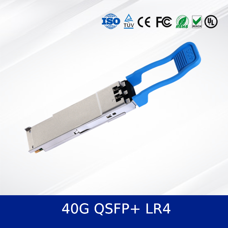 Module émetteur-récepteur optique QSFP+ LR4 40G haute vitesse 3,3 V pour une mise en réseau fiable Nouveau