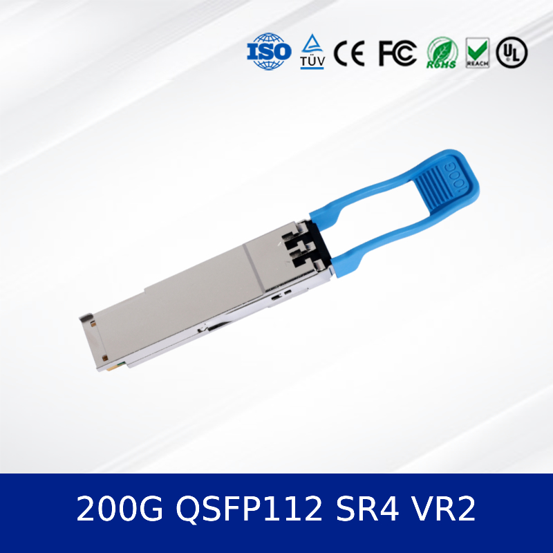 Transcepteur à haute vitesse 200G QSFP112 SR4 VR2 pour les centres de données