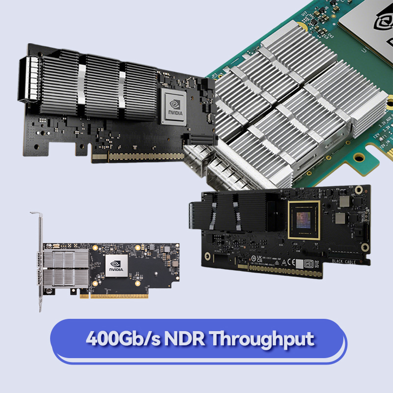 MCX653105A-HDAT-SP Carte Mellanox ConnectX®-6 InfiniBand / VPI Adaptateur HDR IB 200Gb/S 200GbE