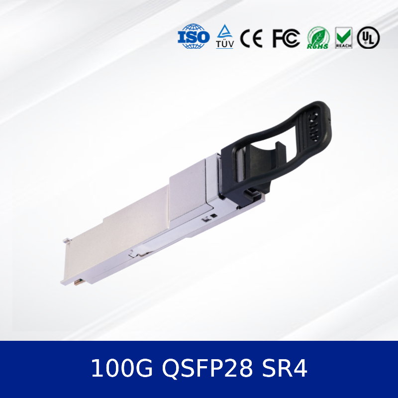 Module émetteur-récepteur optique QSFP-28 100GBASE-SR4 QSFP-100G-SR4 850nm 100m DOM MPO-12 MMF