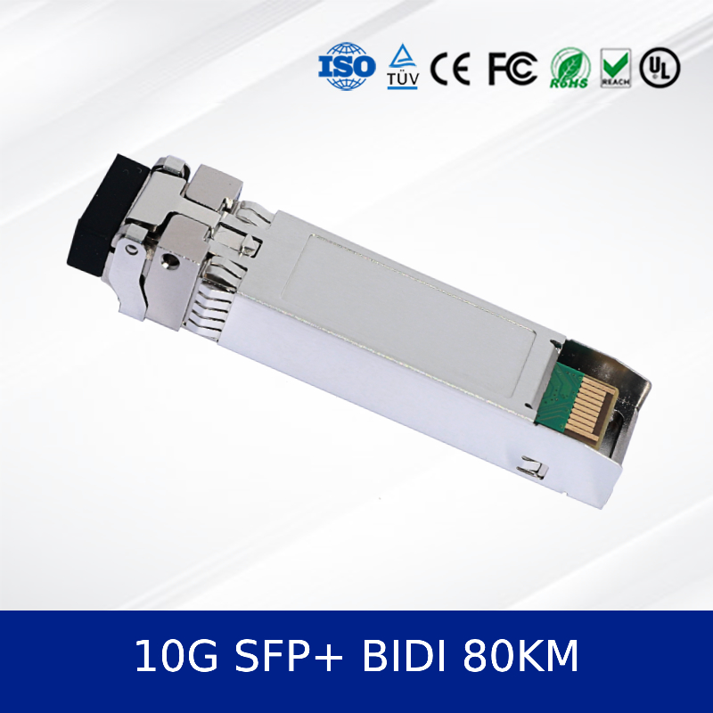 Module émetteur-récepteur optique Premium 10G SFP+ Bidi 80km Module fibre optique pour centres de données.