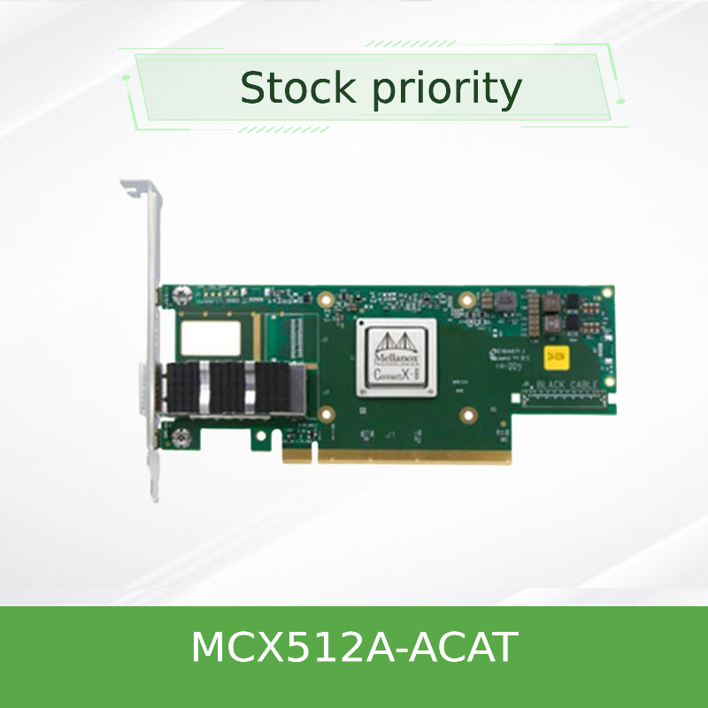 Carte à double accès PCIe d'adaptateur d'en de MCX512A-ACAT Mellanox Connectx 5 10 25gbe Sfp28 3,0 X8