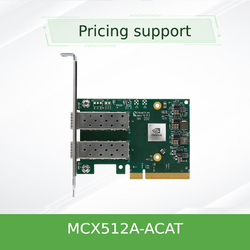 MCX512A-ACAT Mellanox ConnectX-5 EN Carte d'interface réseau 10/25GbE à double port SFP28