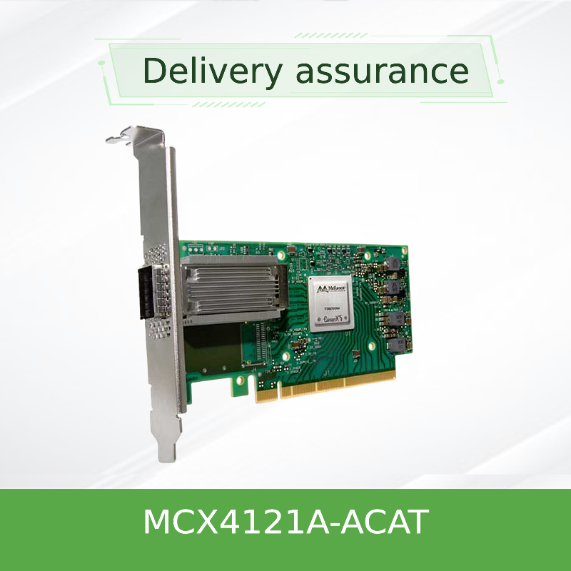 Carte réseau SFP28 à double accès PCIe3.0 X8 MCX4121A-ACAT d'en 25GbE Mellanox de ConnectX-4 Lx