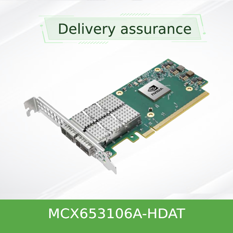 Adaptateur de la carte réseau ConnectX-6 VPI de MCX653106A-HDAT-SP Mellanox 200gbe