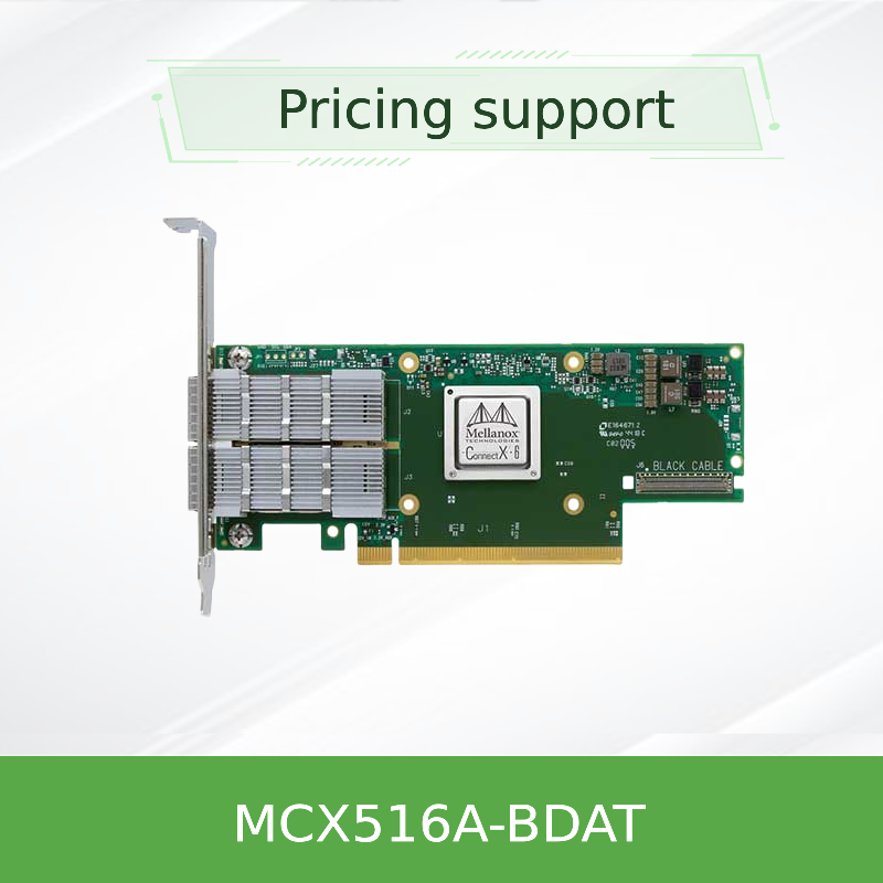 ConnectX-5 port ex QSFP28 4,0 X16 de la carte MCX516A-BDAT 40GbE 2x d'adaptateur réseau d'en Mellanox