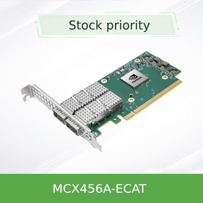 Nouvelle carte d'adaptateur Nvidia MCX456A-Ecat Connectx-4 Infiniband/Ethernet
