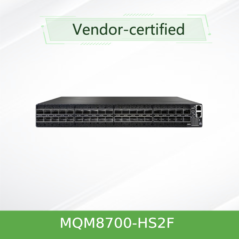 MQM8700-HS2F(920-9B110-00FH-0MD)  Commutateur réseau Quantum Mellanox Hdr 40 ports 200 Gbit/s 40 ports Infiniband