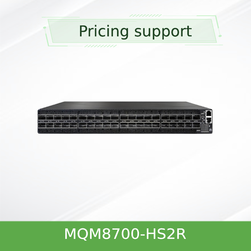 920-9b110-00rh-0m0 Mellanox MQM8700-HS2R(920-9B110-00RH-0M0) Quantum Hdr Infiniband Switch réseau avec 40 ports QSFP56, débit de transmission 10/100/1000Mbps