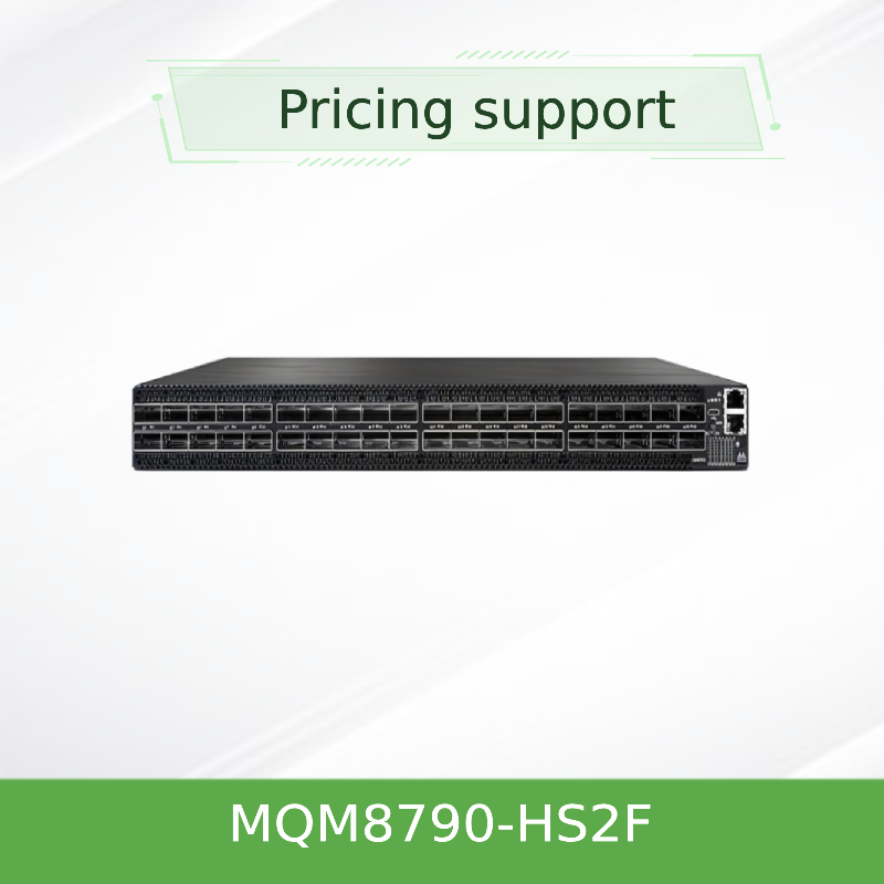 Le commutateur 40 QSFP56 de MQM8790-HS2F Mellanox Infiniband met en communication le flux d'air des alimentations d'énergie de HDR 2 P2C