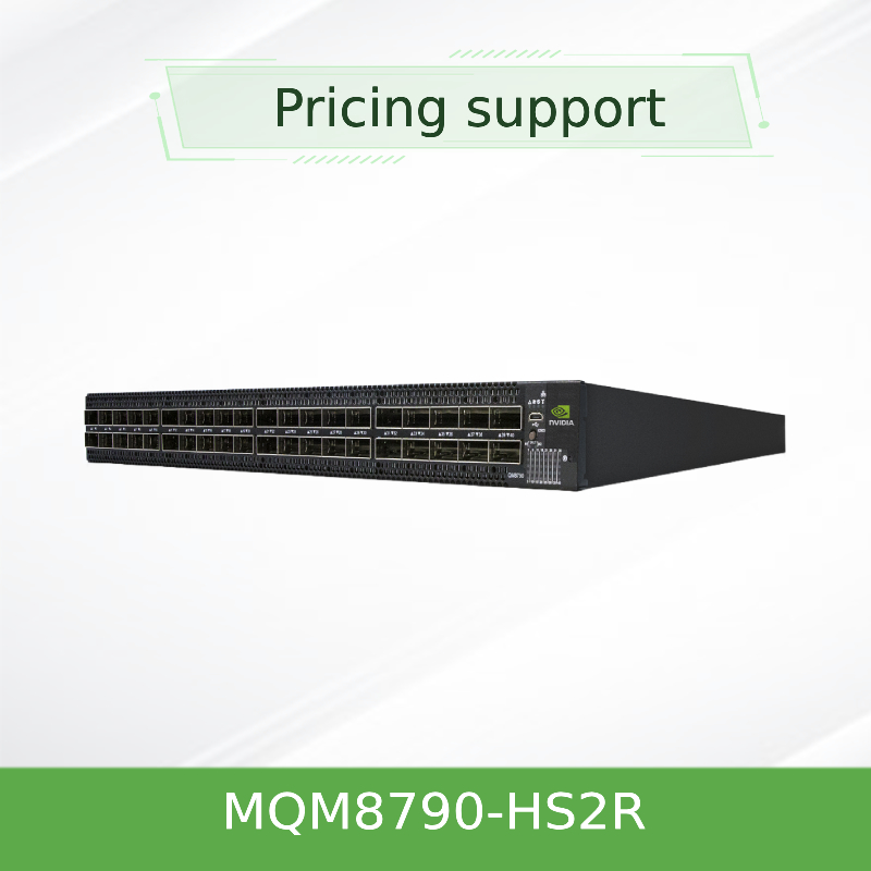 Performance réseau améliorée Commutateur Mellanox MQM8790-HS2R ((920-9B110-00RH-0D0) Commutateur à bande infrarouge HDR quantique 40 ports Nvidia