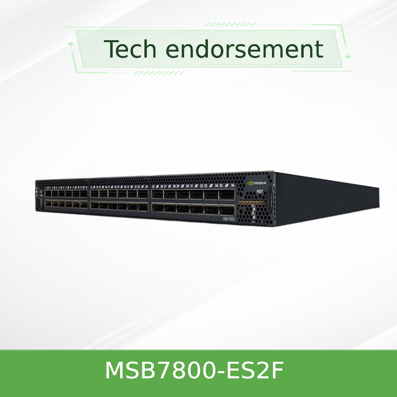 Gestion non de blocage gauche du commutateur EDR 36 de MSB7800-ES2F Mellanox Infiniband