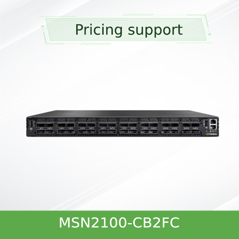 MSN2100-CB2FC Nvidia Spectrum 100gbe 1u Commutateur 1g Vitesse maximale Cumulus Linux 16 Qsfp28 Ports 2 AC Psus X86 2 cœurs courte profondeur P2c Airflow