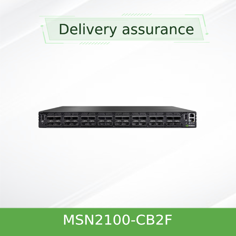 2 le commutateur court MSN2100-CB2F 100GbE 1U 16 QSFP28 de Mellanox SN2000 de profondeur de noyau met en communication 2 blocs alim. X86 à C.A.
