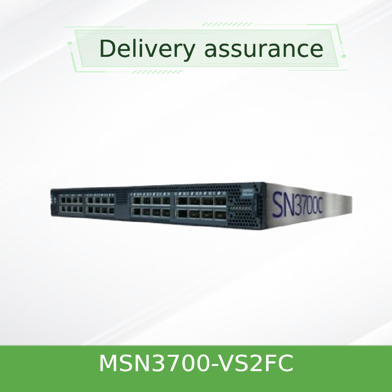 Commutateur MSN3700-VS2FC 200GbE 1U de Linux de cumulus de commutateur de réseau ouvert de 2 blocs alim. Mellanox à C.A.