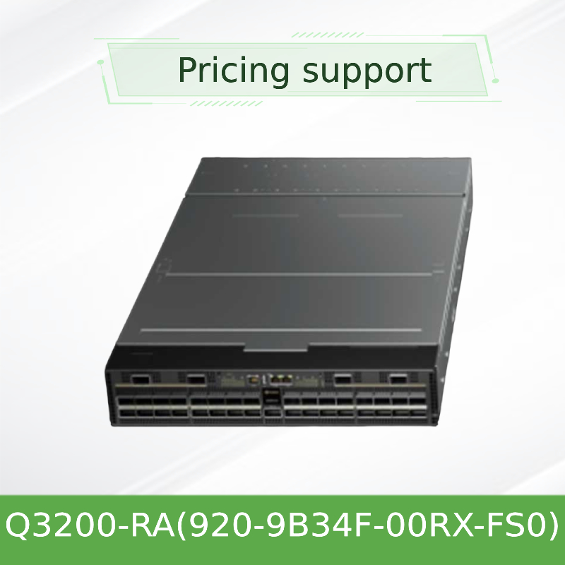 Nvidia Q3200-Ra Quantum-3 Basé sur Deux Commutateurs Infiniband Xdr Adjacents avec Support Vlan 2u 36 Ports Xdr 18 Baies Osfp