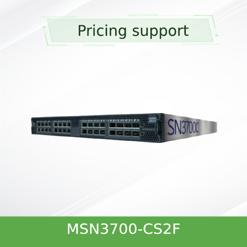 MSN3700-CS2F Spectrum-2 a basé 100GbE 1U ouvre le commutateur de réseau de mellanox avec l'onyx 32 ports QSFP28