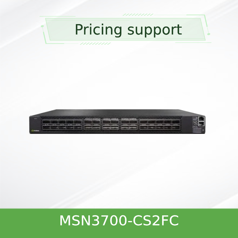 Commutateur de réseau de blocs alim. Mellanox à C.A. de Linux 2 de cumulus MSN3700 - ports QSFP28 de CS2FC 100GbE 1U 32