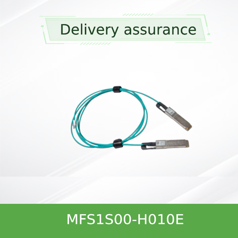 Nvidia Mfs1s00-Hxxxv 200GB/S Qsfp56 Mmf Aoc Mfs1s00-H010e Câble optique actif, jusqu'à 200 Gbps, de Qsfp56 à Qsfp56